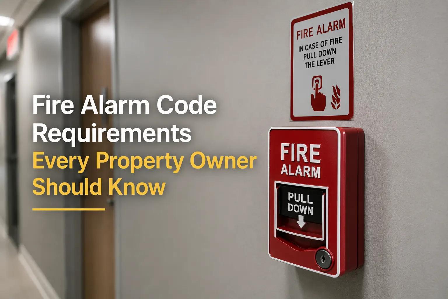 Fire Alarm Code Requirements Every Property Owner Should Know