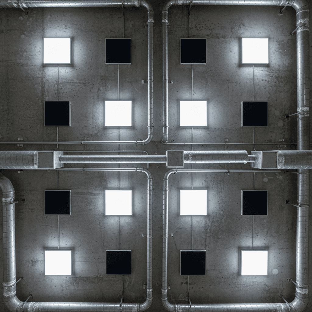 Smart lighting control installation