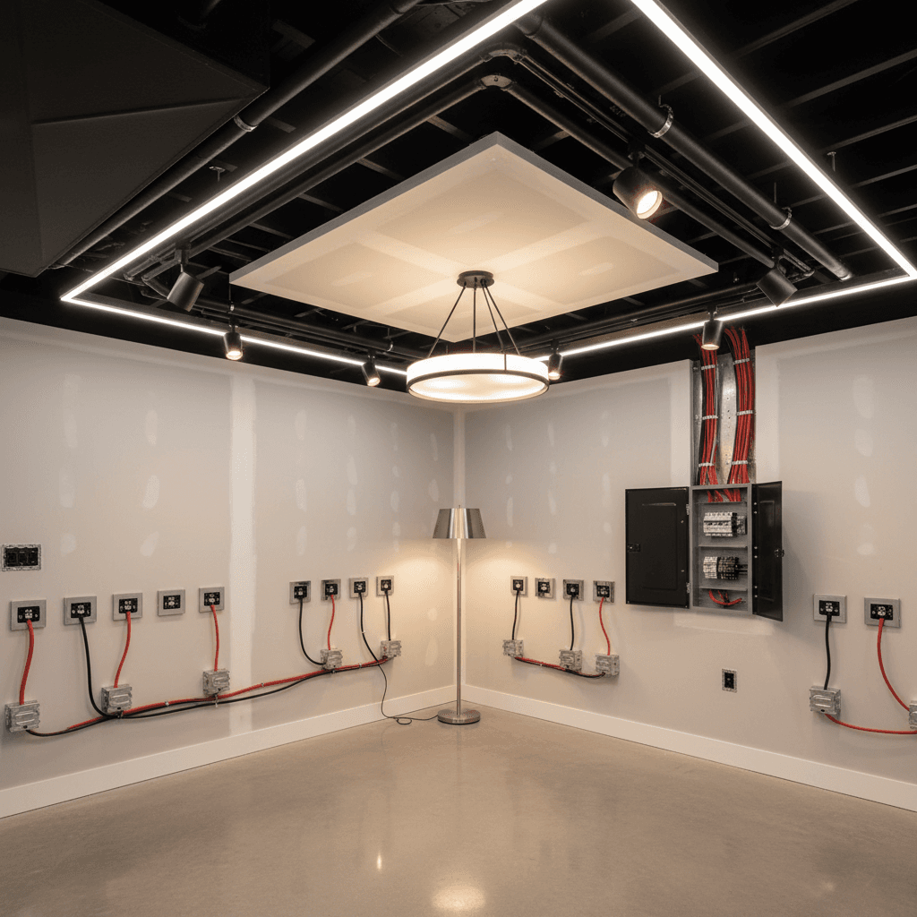 Basement wiring