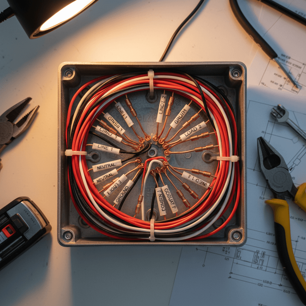 Basement electrical wiring project